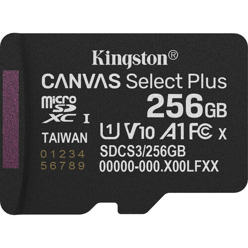 Kingston Canvas Select Plus 256GB – microSD de Alto Rendimiento