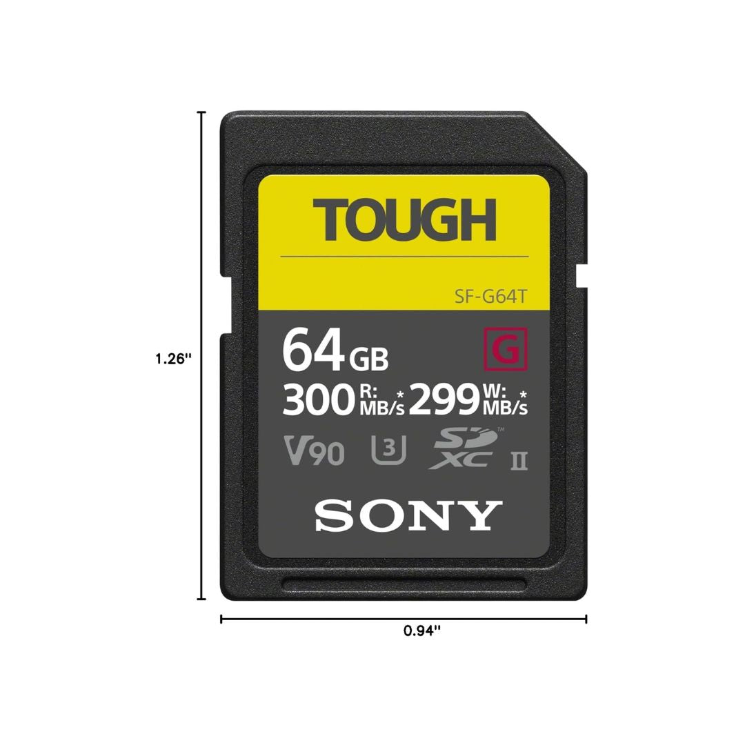 Memoria Sony SF-G64T/T1 SDXC 64GB TOUGH (300MB/S)