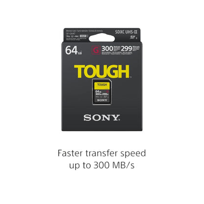 Memoria Sony SF-G64T/T1 SDXC 64GB TOUGH (300MB/S)