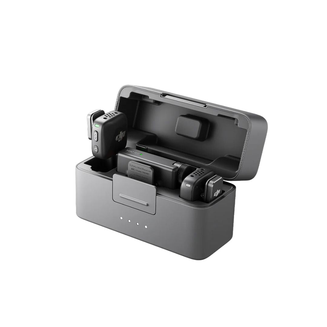 DJI Mic Mini (2+1 con Charging Case) – Micrófono Inalámbrico Profesional